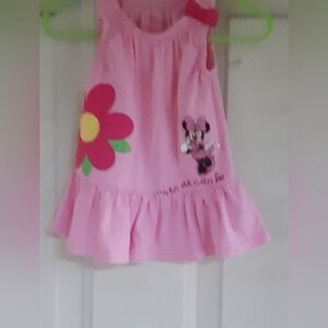2Piece Disney Minnie Mouse Sundress w/Panty Size 0-3M